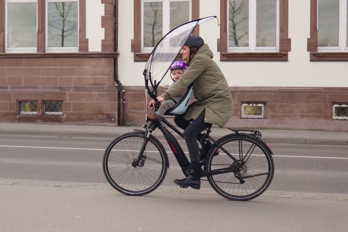 Wip pare-brise vélo électrique