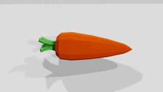 CARROT LOWPOLY 3d model