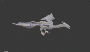 Drachen 3d model