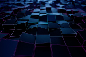 3d Cubes Loops Surface (1360x768) Resolution Wallpaper