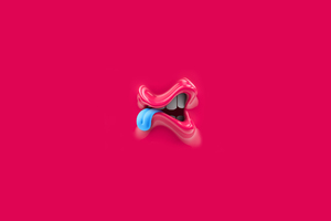 3d Tongue Wallpaper