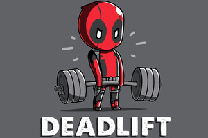 Deadpool Deadlift Funny 8k (3440x1440) Resolution Wallpaper