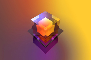 Geometric 3d Abstract 4k Wallpaper