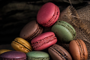 Macaroon Cookies (2932x2932) Resolution Wallpaper