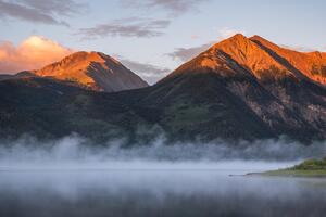 Sunrise In Twin Lakes Colorado Wallpaper