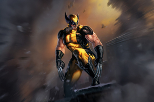 Wolverine Behind The Mask (1360x768) Resolution Wallpaper