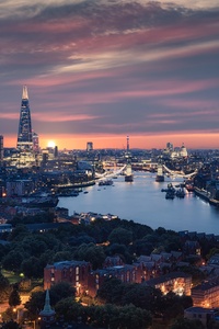 Beautiful London City View 8k (640x1136) Resolution Wallpaper