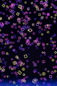 Cubes Floating 8k (360x640) Resolution Wallpaper