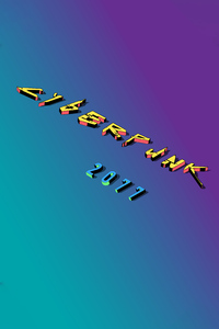 Cyberpunk 2077 3d Logo 4k (360x640) Resolution Wallpaper