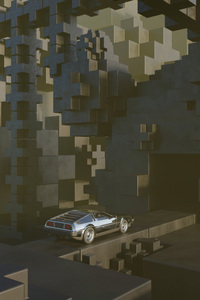 Delorean (1280x2120) Resolution Wallpaper