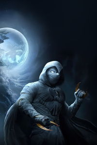 Guardian Moon Knight (1440x2560) Resolution Wallpaper