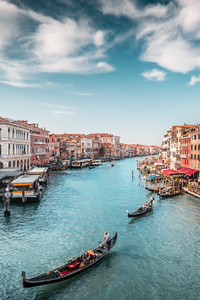 Italy Boats Venice Canal 5k (640x1136) Resolution Wallpaper