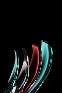 Metallic 3d Slices (1125x2436) Resolution Wallpaper