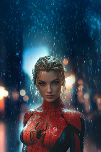 Spider Woman Crusader (1440x2960) Resolution Wallpaper