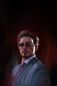 Tony Stark The Man Behind Iron Man (1125x2436) Resolution Wallpaper