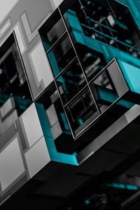 Translucent Illusions Abstract Glass Windowscape (2160x3840) Resolution Wallpaper