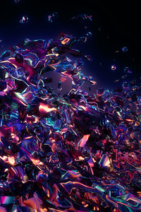 Vapor 3d Abstract (360x640) Resolution Wallpaper