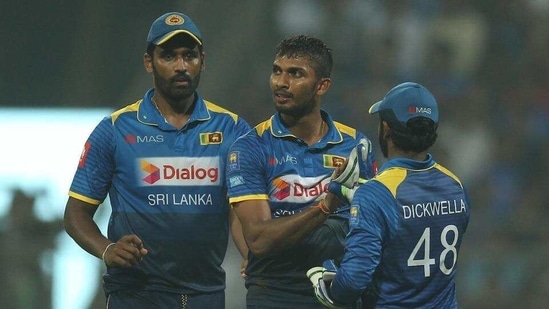 Sri Lanka's Dasun Shanaka (C)(BCCI)