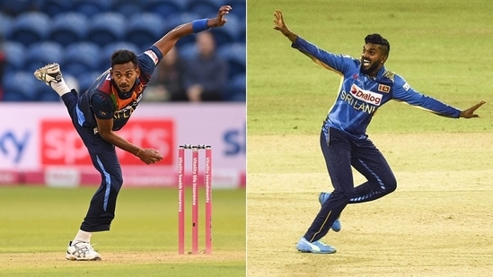 Dushmantha Chameera and Wanindu Hasaranga.(Getty Images)