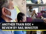 Rail minister Ashwini Vaishnaw travelled in Vande Bharat express (Twitter)