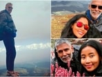 Milind Soman recently took to his Instagram handle to share a few pictures of his recent trip to Gulmarg, Kashmir with his wife Ankita Konwar.(Instagram/milindrunning)