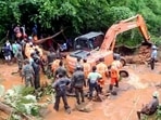 A total of 11 teams of the National Disaster Relief Teams (NDRF) have been deployed to the state in coordination with the Kerala State Disaster Management Authority (KSDMA). Earlier today, the Indian Meteorological Department (IMD) issued a 'Yellow Alert' in 11 districts of Kerala for heavy rainfall.(ANI )