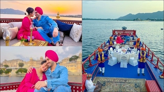 Is it just us or do Neha Kakkar and Rohanpreet Singh really do look like Rapunzel and Flynn Rider from Tangled? The couple rang in their first wedding anniversary in a romantic way on a boat and we are passing them off as a desi version of the Disney movie with ‘I See the Light’ playing on loop in our mind as we scroll through their mushy pictures.(Instagram/nehakakkar)