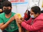 Private and public schools will double up as vaccination centres for children and school authorities have been ordered to report their daily vaccination data to state authorities.(AFP)