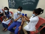 Private and public schools doubled up as vaccination centres for children, while school authorities were ordered to report their daily vaccination data to state authorities. 