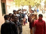 Voting is underway for the fourth phase of the elections in Uttar Pradesh on Wednesday in 59 Assembly seats which are spread across the districts of Pilibhit, Lakhimpur Kheri, Sitapur, Hardoi, Unnao, Lucknow, Rae Bareli, Banda, and Fatehpur.(PTI)