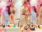 Jacqueline Fernandez has won hearts of many with her bubbly and warm personality. Her Instagram family crossed the 60 million mark today and on the occasion, the Sri Lankan beauty, dressed in a denim dress, celebrated with cakes and lights.(Instagram/@jacqueline@143)