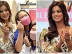 Miss Universe 2021 Harnaaz Sandhu jetted off to the Philippines recently. The 22-year-old beauty queen is in the Southeast Asian archipelagic country to judge the Miss Universe Philippines 2022 pageant. The star has shared several pictures and videos of herself attending various events in the Philippines, delighting her fans all over the world.(Instagram/@missuupdates)