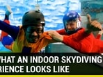 SEE WHAT AN INDOOR SKYDIVING EXPERIENCE LOOKS LIKE