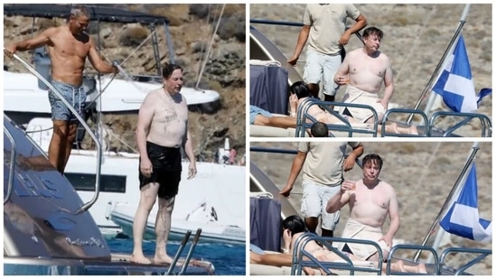 Elon Musk recently made headlines for his viral Greece Mykonos vacation pictures amid a Twitter lawsuit against him.(Twitter)