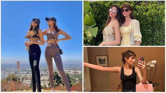 Khushi Kapoor, who is all set to make her acting debut with Zoya Akhtar's The Archies, is currently having a gala time in Los Angeles, California with her girl gang. Khushi, late Sri Devi's second daughter already enjoys a huge number of fan following. She recently treated her Instagram family of more than eight lakh followers with breathtaking pictures from her trip.(Instagram/@khushi05k)