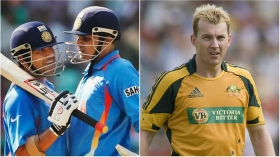 Sachin Tendulkar and Virender Sehwag; Brett Lee(File)