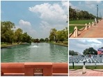 The ministry of housing and urban affairs on Monday released pictures of the lawns and other facilities stretching from Vijay Chowk to the India Gate. The revamped Central Vista Avenue along the Rajpath will have state-wise food stalls, red granite walkways with greenery all around, vending zones, parking lots and round-the-clock security.(Ministry of housing and urban affairs)