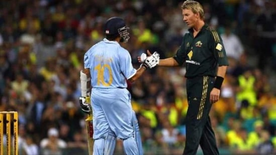 Sachin Tendulkar and Brett Lee(Getty Images)