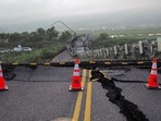  A day after a 6.8 magnitude earthquake hit the sparsely populated southeastern part of Taiwan and killed one person and injured around 150 others, several aftershocks struck the region on Monday, including a 5.5-magnitude earthquake that was felt in the capital Taipei.(AFP)