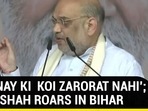 ‘DARNAY KI KOI ZARORAT NAHI’; AMIT SHAH ROARS IN BIHAR