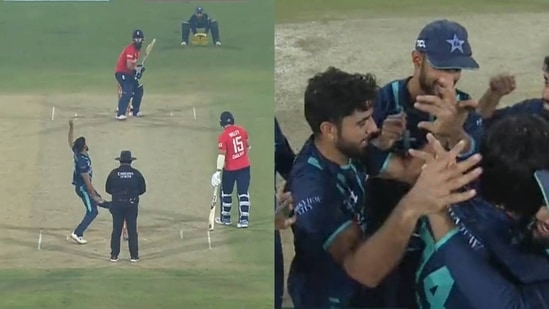 Aamer Jamal shows nerves of steel against Moeen Ali