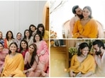 Mom-to-be Alia Bhatt and Ranir Kapoor celebrated their first Navratri after marriage. The Kapoor's and Bhatt's reunited under one roof to celebrate the occasion with love, laughter and endless conversations. Recently, the Gangubai actor shared glimpse from their Navratri celebrations on her Instagram handle.(Instagram/@aliaabhatt)