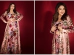 Madhuri Dixit is one Bollywood actor who has a huge fan following that ranges across all age groups. From traditional to fancy gowns, the 'Dhak Dhak' girl can pull off any look effortlessly. Recently, she stepped out in a floral printed ensemble and made fans go gaga.(Instagram/@stylebyami)