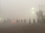 The India Meteorological Department (IMD) on Tuesday issued an alert that a dense to very dense layer of fog has engulfed Punjab, Haryana, Chandigarh, Delhi, North Rajasthan and Uttar Pradesh. (ANI)