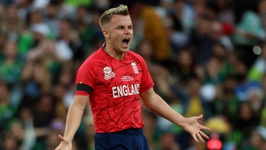 England's Sam Curran created history at the IPL 2023 Auction in Kochi on Friday(AP)