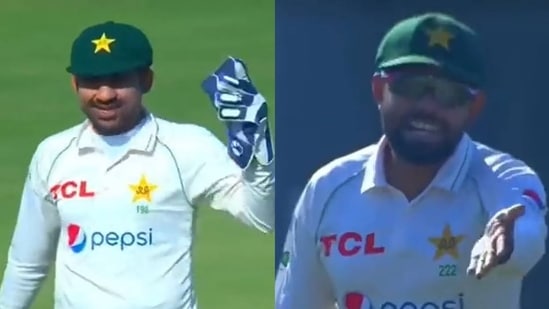 Babar and Sarfaraz had a hilarious moment on the field