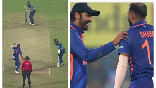 Rohit Sharma asked Mohammed Shami to withdraw the run-out appeal against Dasun Shanaka