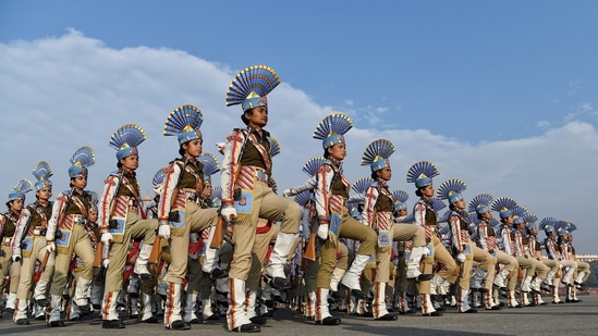 32 officers and 166 cadets from 19 countries are expected to participate in the 74th Republic Day celebrations, as per details shared in the presentation. (ANI)