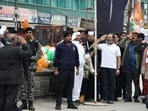 All India Congress Committee general secretary, in-charge communications, Jairam Ramesh on Twitter said the flag unfurling was planned for Monday but had to be done a day earlier. (ANI)