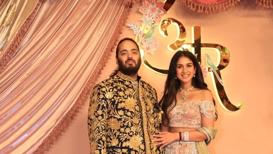 Anant Ambani, Radhika Merchant sangeet: Couple makes stylish entry in custom outfits